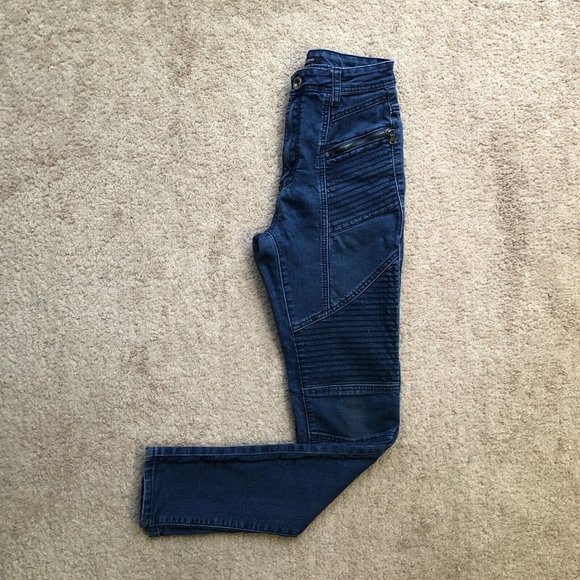 Redfox Jeans Women's Size 7, Skinny, Blue, Stretch, Zipper Pockets, 26 x 30 - Picture 1 of 14
